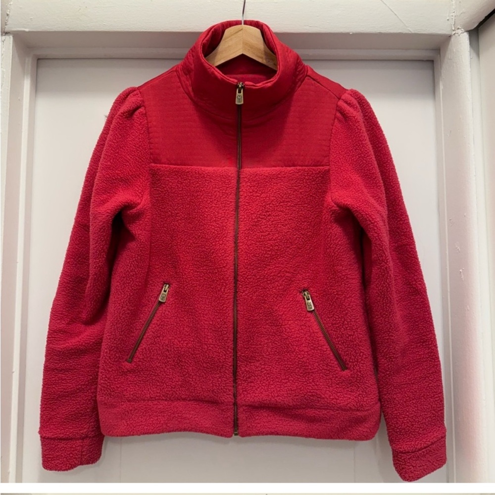 Dudley Stephens Raspberry Teddy Jacket - Picture 2 of 4